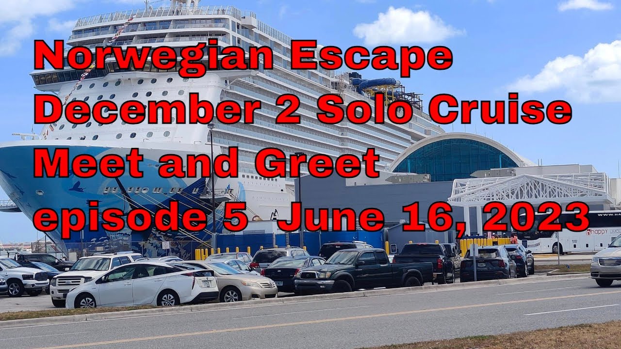 Norwegian Escape December 2 Solo Cruise Meet and Greet, episode 5