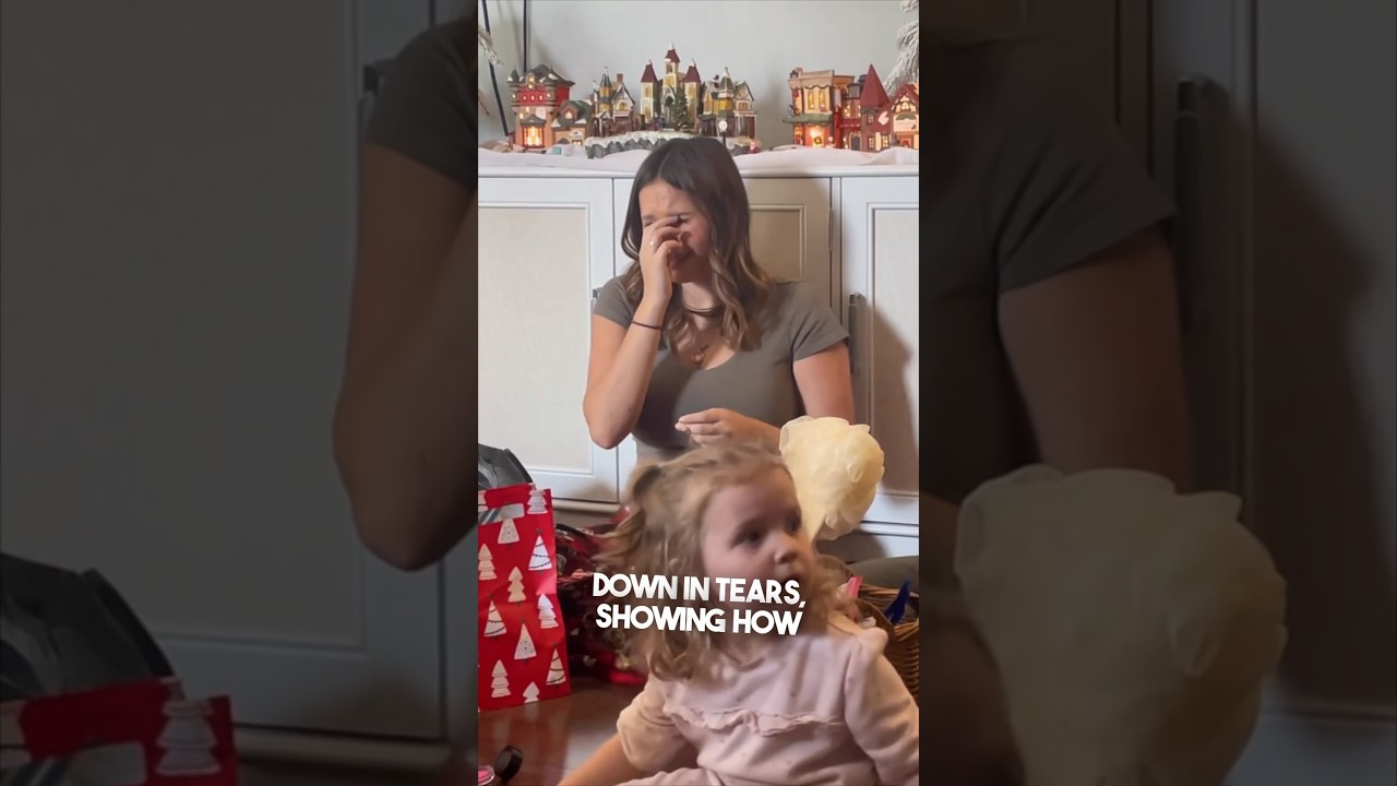 She broke down in tears after her parents gave her this ❤️