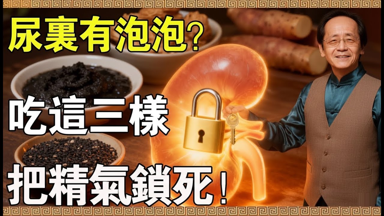 尿裡有泡泡是腎臟壞了？倪海廈：別慌！吃對這三樣，幫你把漏掉的精氣“鎖”回來！#倪海廈 #倪師 #養生 #中醫 #中醫調理 #中醫食療 #中醫養生 #健康養生