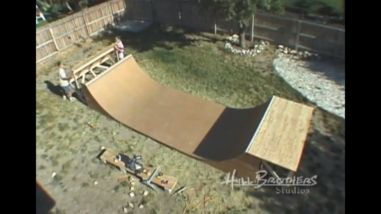 How to build a halfpipe from start to finish