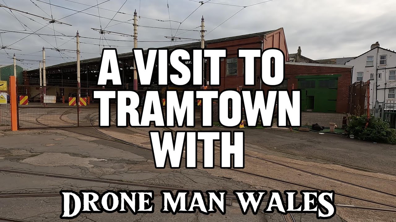 Lets explore tramtown history of the blackpool tram episode 1@Drone_Man_Wales #tramtown #blackpool