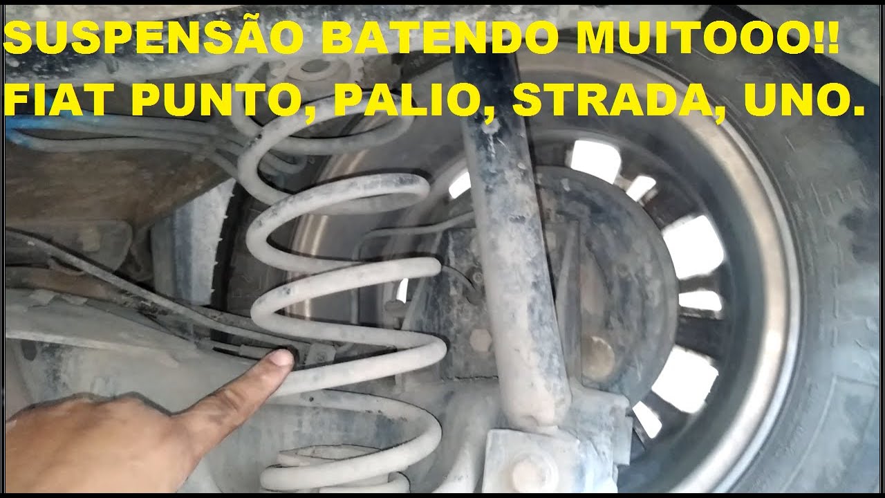BARULHO NA SUSPENSÃO BATENDO MUITO VIBRANDO FIAT PUNTO GRAND SIENA PALIO UNO VIVACE STRADA LÍNEA!