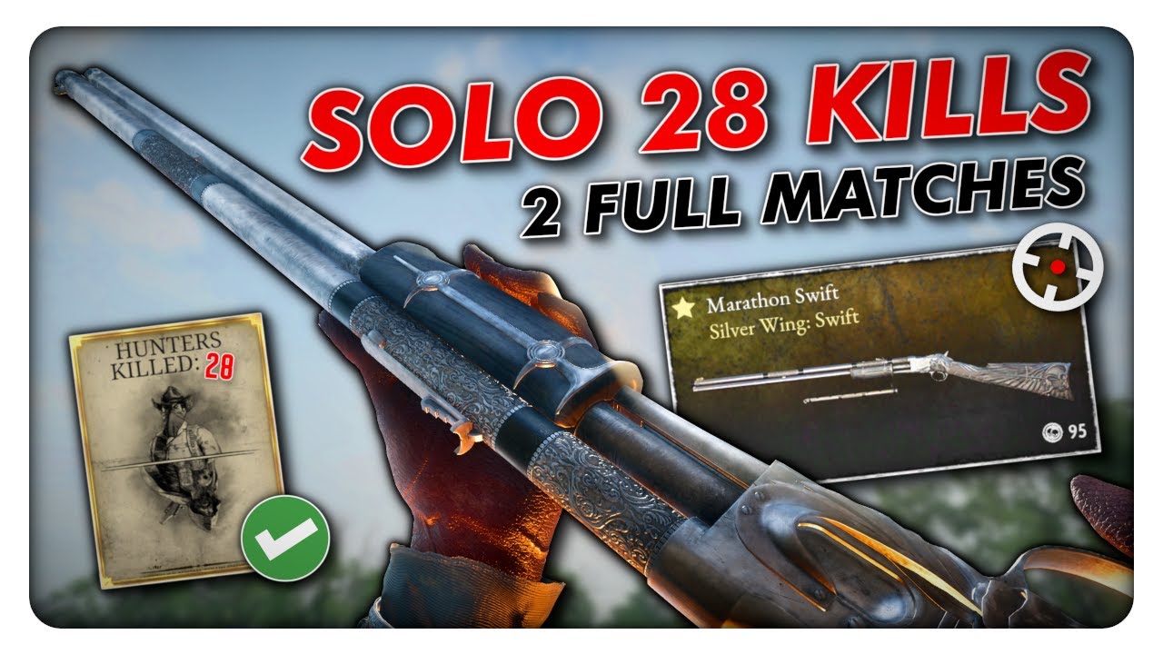 28 Kills in 2 Matches - Hunt: Showdown SOLO Gameplay | This Marathon Loadout Dominates
