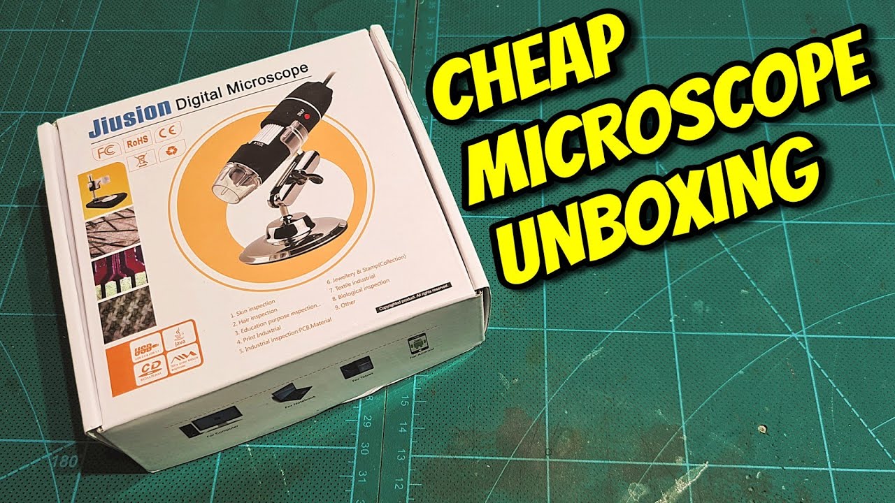 Jiusion Digital Microscope Unboxing | 40 to 1000 X Magnification FOR $30