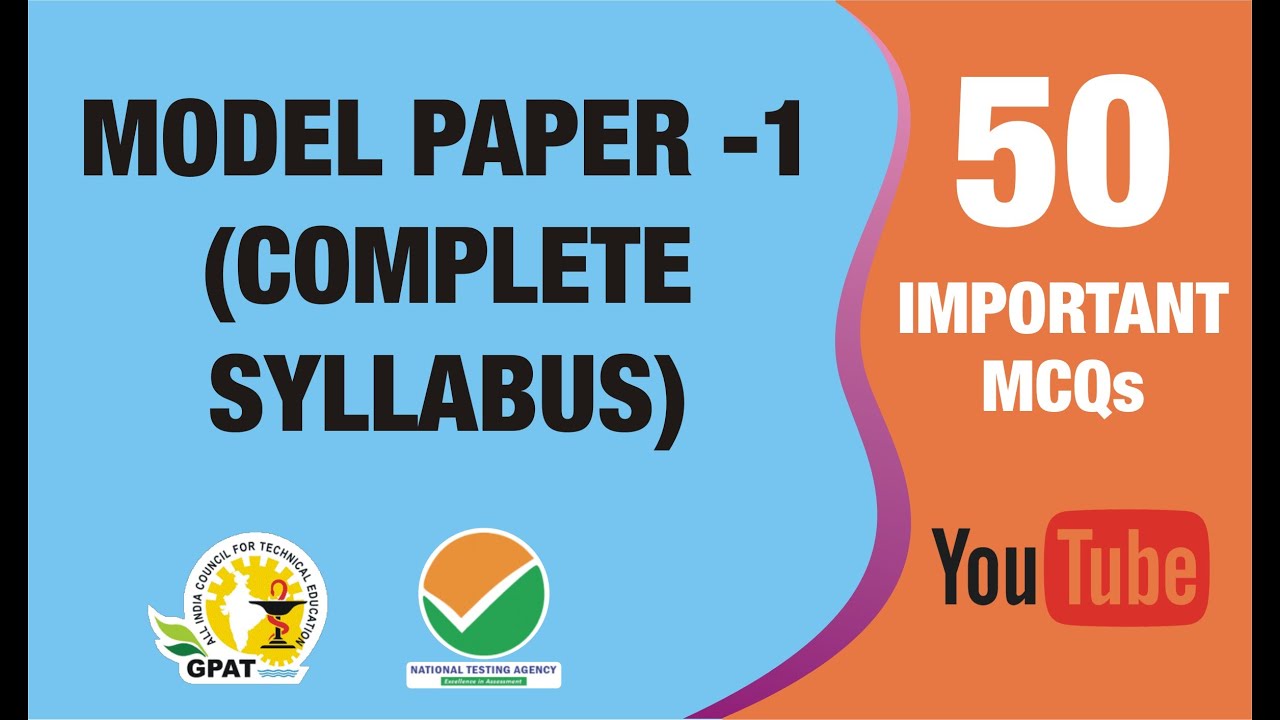 MODEL PAPER-1 (COMPLETE SYLLABUS)