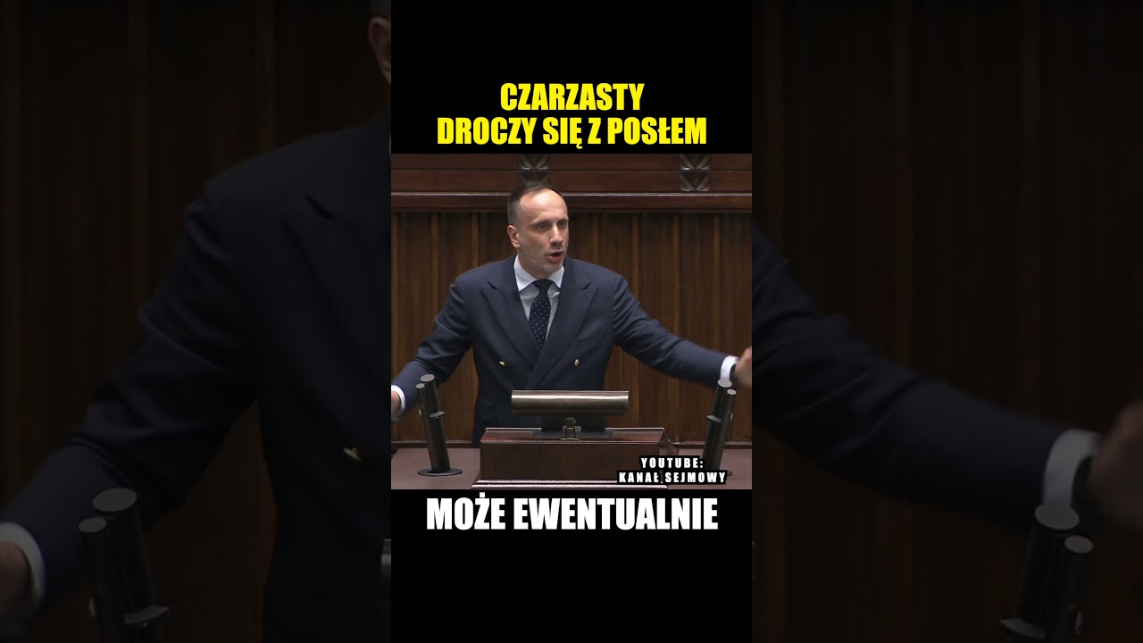 CZARZASTY DROCZY SIĘ Z POSŁEM 🤣