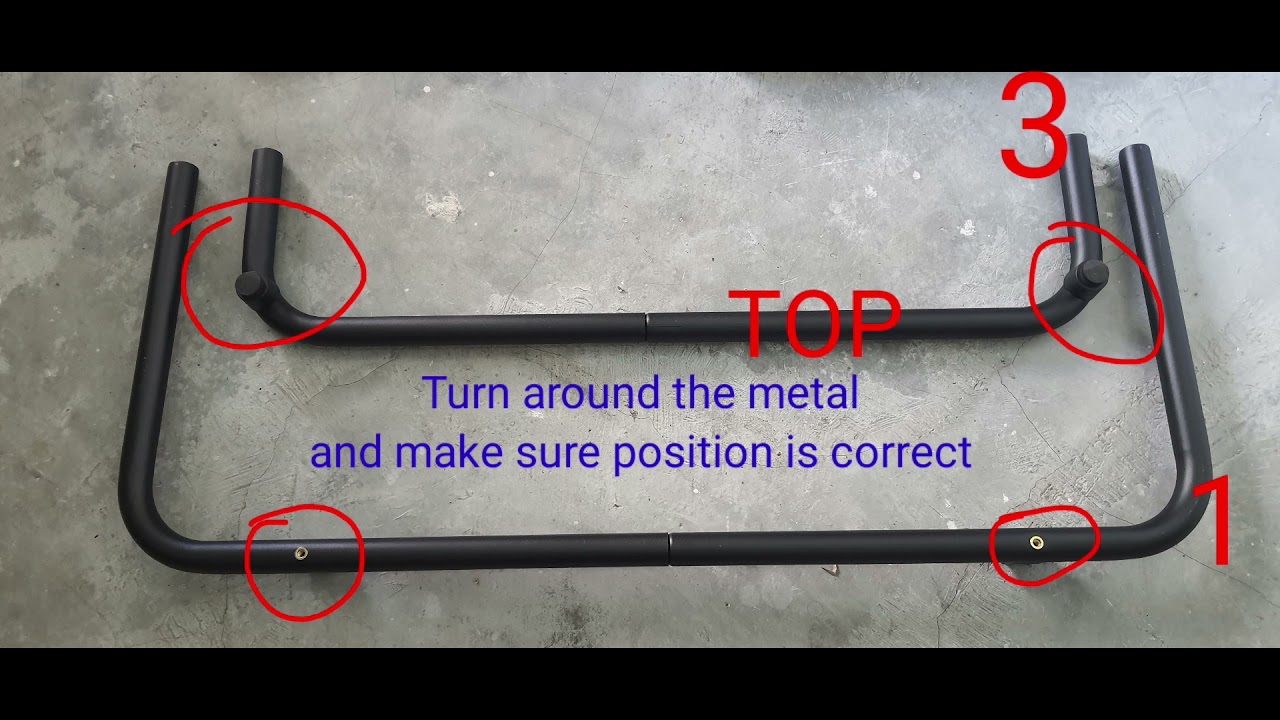 Tutorial how to install keyboard stand U shape