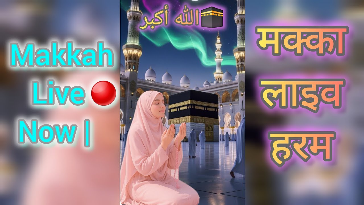 Makkah Live Now 🔴| मक्का लाइव हरम 1. 🕋