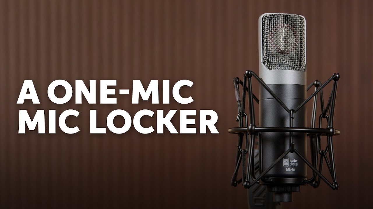 Slate Digital VMS ML-1A Large-diaphragm Condenser Modeling Microphone Overview