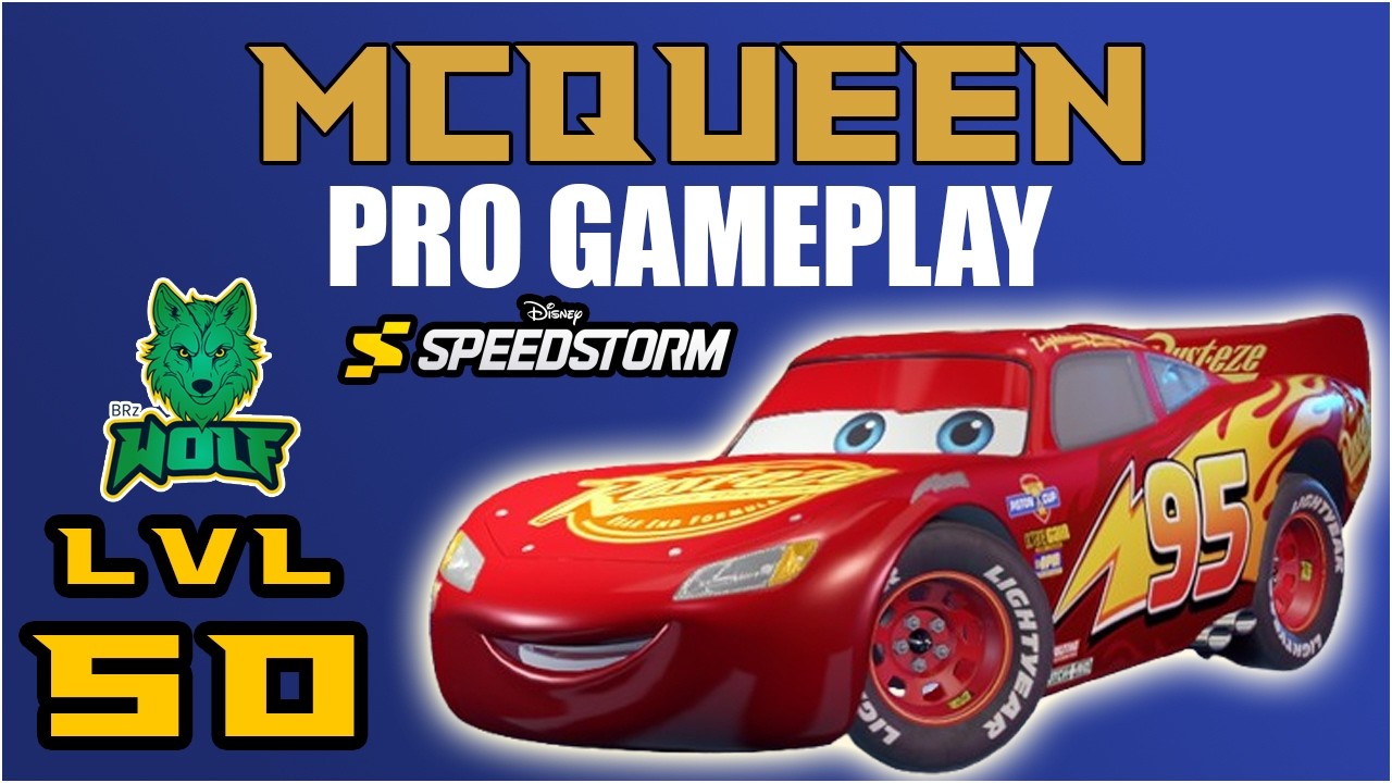 Disney Speedstorm - Lightning McQueen Pro Gameplay - Level 50