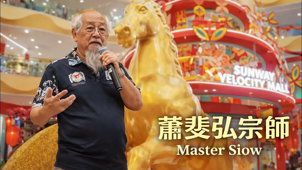 萧斐弘宗师 亲谈龙狮文化 ｜Master Siow Ho Phiew Talks Dragon & Lion Dance Culture ｜Sunway Velocity Mall 