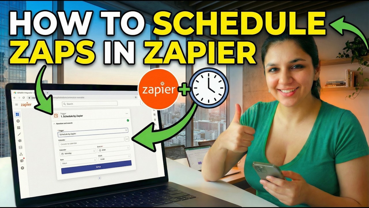 Как запланировать запуск Zap-заданий в Zapier