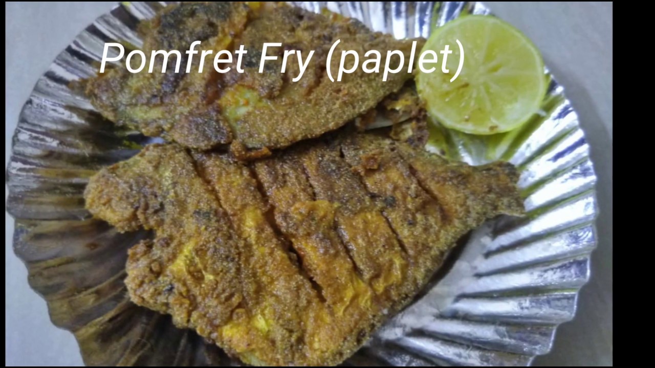 Pomfret Fry | Paplet fish Make easily by surti's food