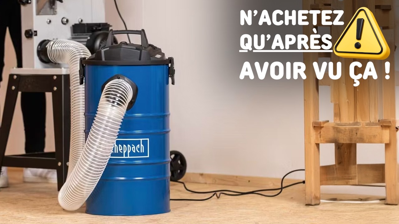 Scheppach DC100 : Cet Aspirateur d'Atelier Bois Répond-il aux Attentes ? | Avis 2026