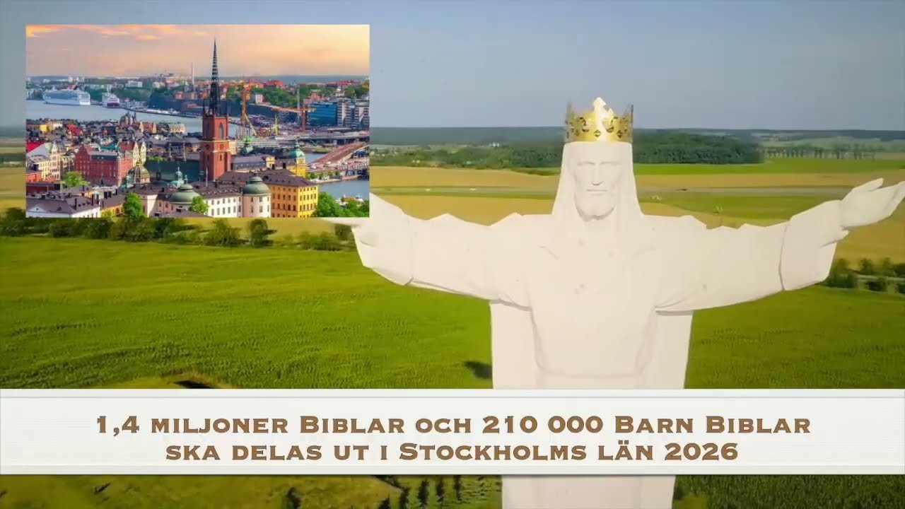 300 ungdomar från Sverige för Bibelutdelningen i Stockholm 2026