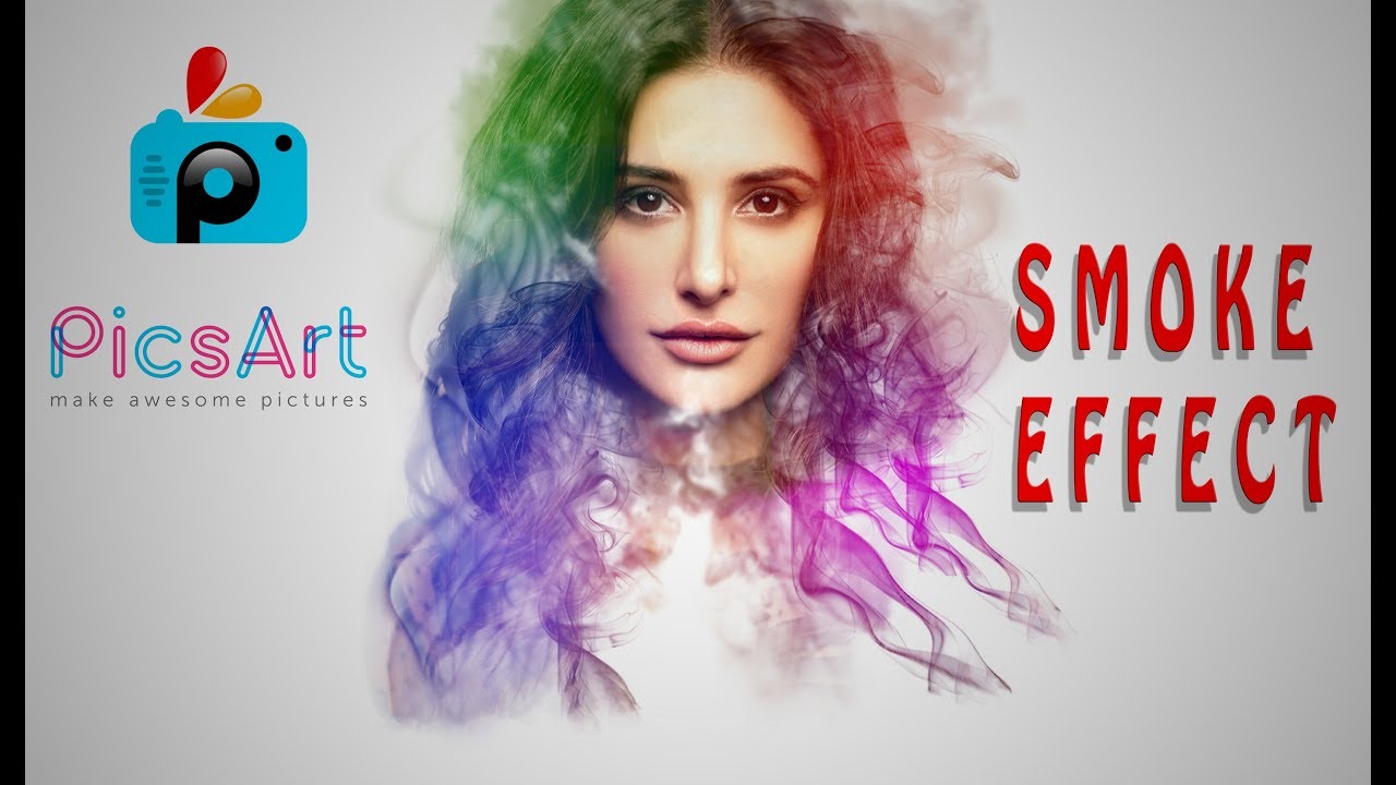 How to Make Smoke Effect image in PicsArt Tricks