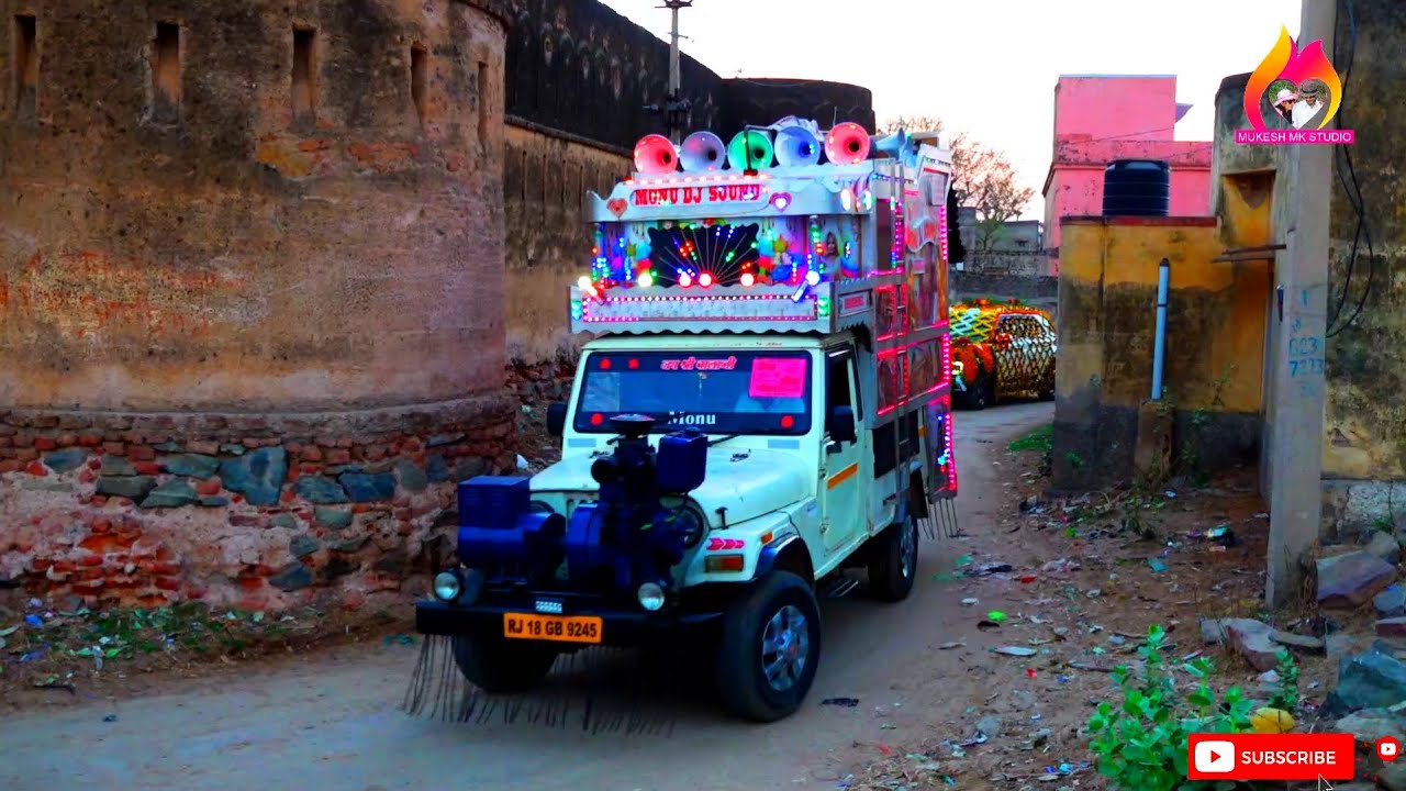 Rajasthani Barat with Dj  & Dulhe ki gaadi // Monu Dj