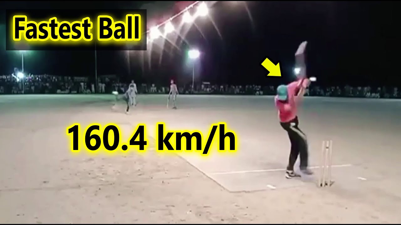 Fastest Ball 160.4  km/h Butt NO Ball
