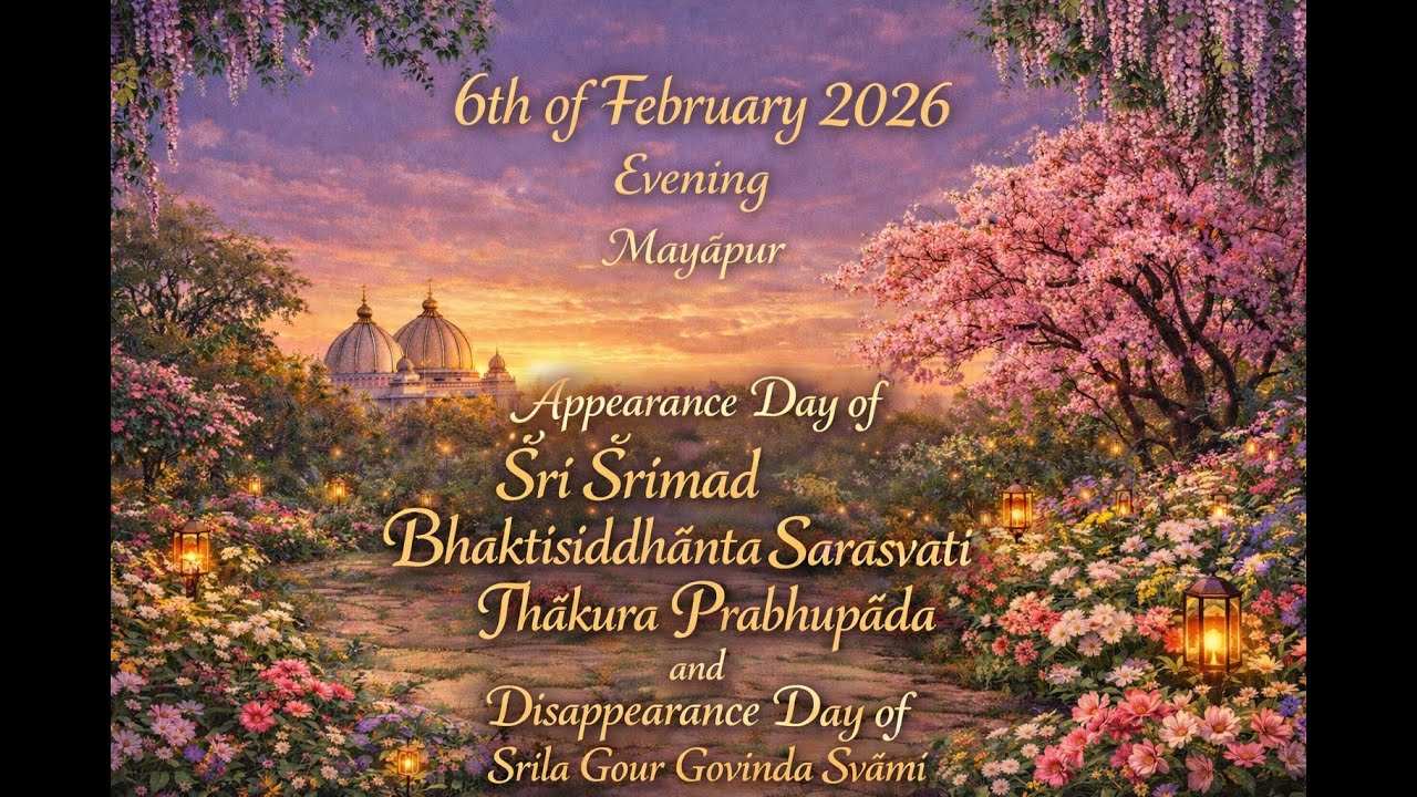 6th of February 2026. PM. Mayapur