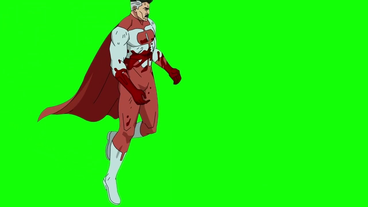 Omni-Man &ldquo;Mark, this is good news&rdquo; Invincible s1e8 green screen