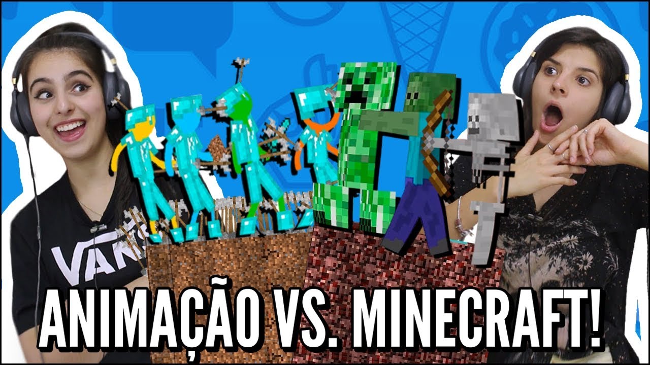 JOVENS REAGEM A ANIMAÇÃO VS MINECRAFT - ALAN BECKER