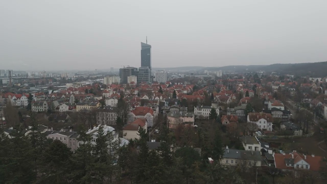 Gdańsk, Oliwa i Mierzeja z góry - kilka ujęć z trudnego czasu