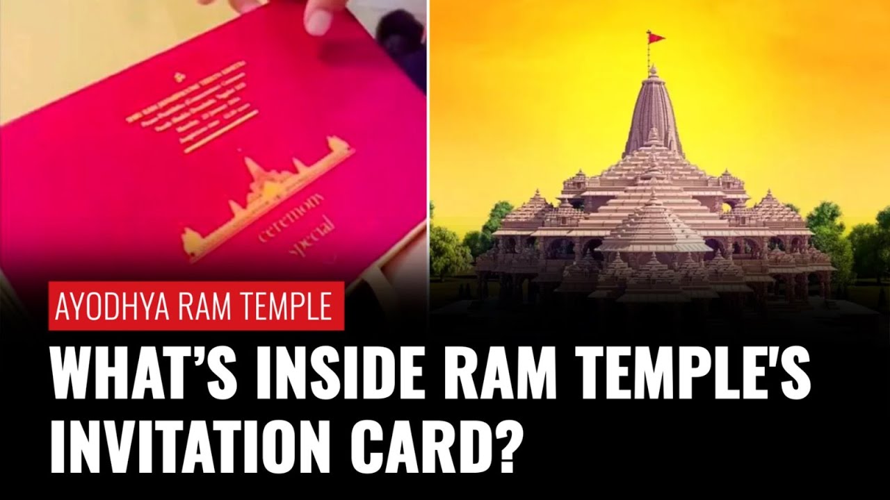 What&rsquo;s Inside Ram Temple's Invitation Card? Check Out Details Of Consecration Ceremony