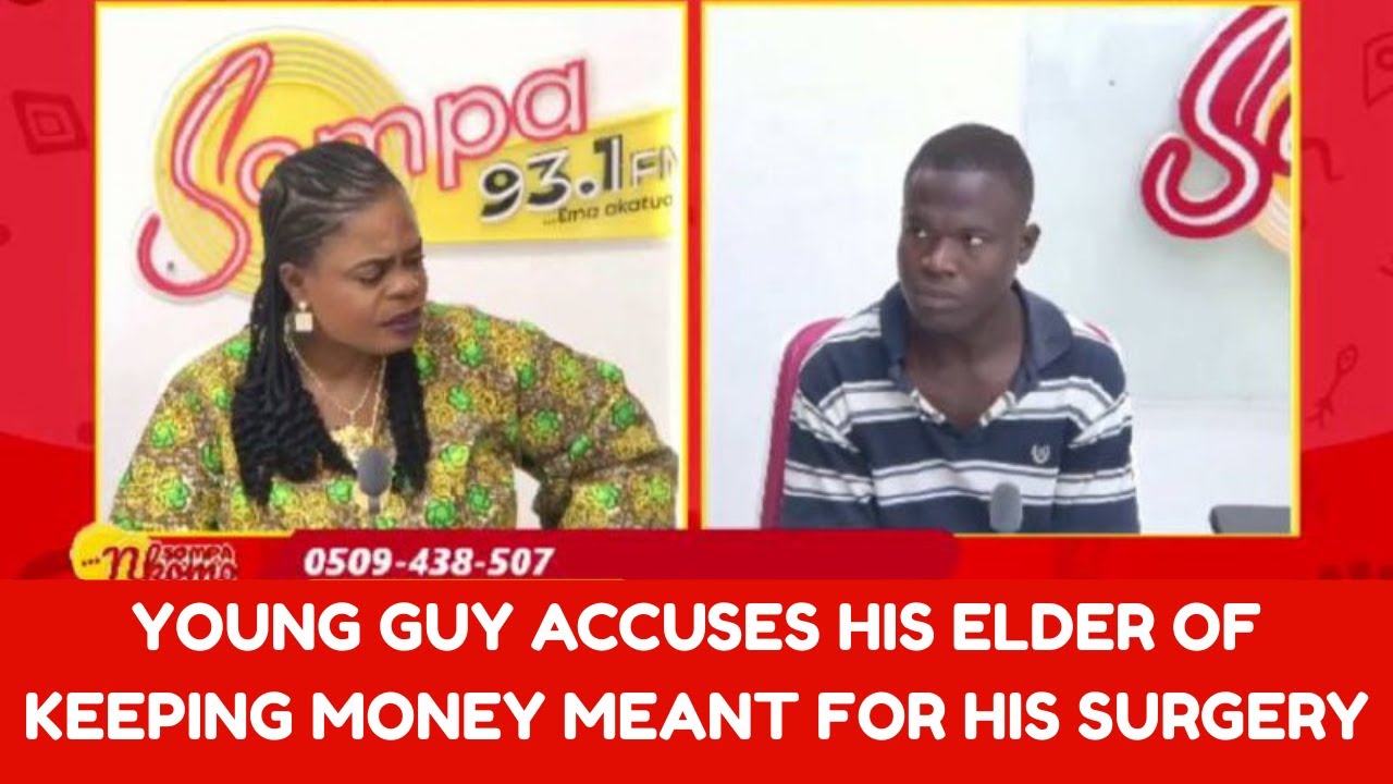 YOUNG GUY ACCUSES HIS ELDER OF KEEPING MONEY MEANT FOR HIS SURGERY