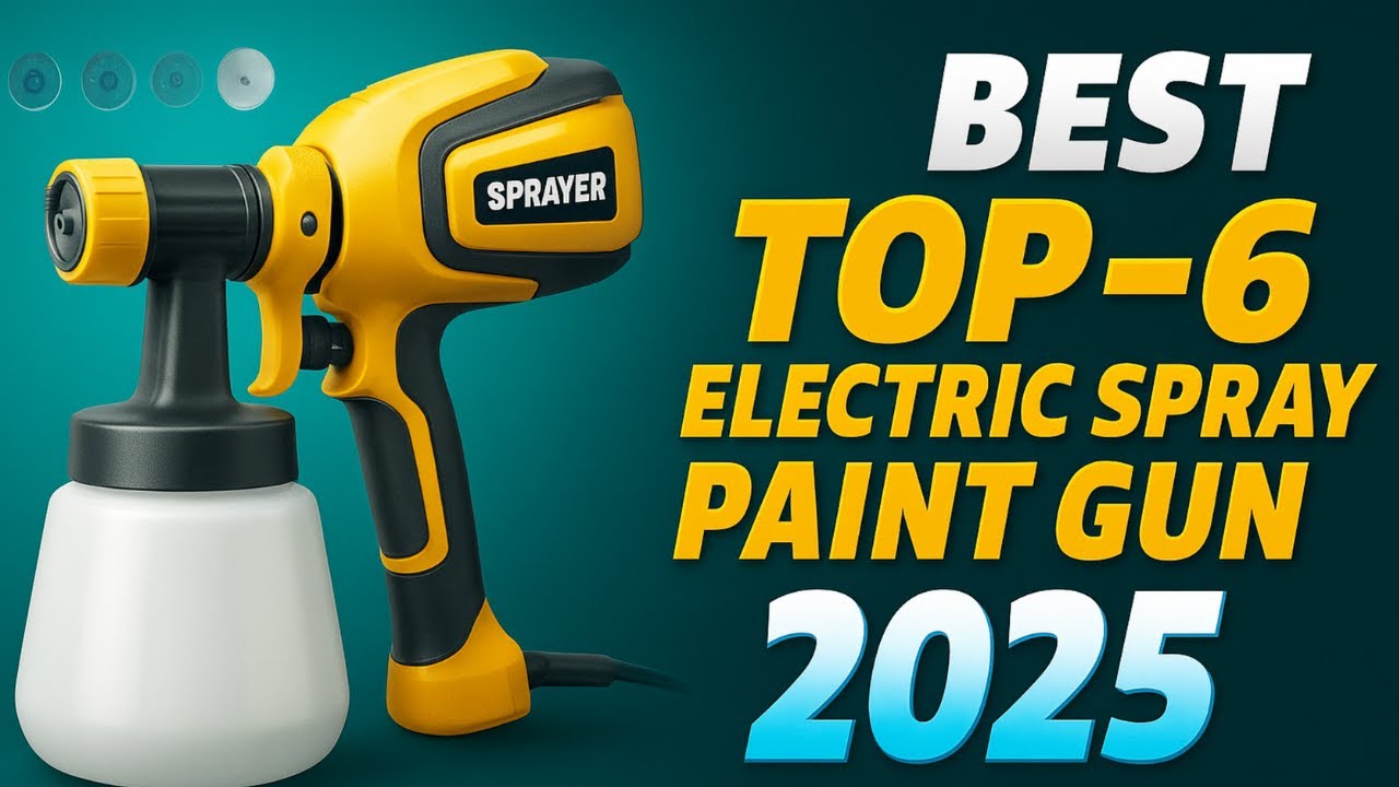 Top 6 Best Electric Spray Paint Guns 2025 | Smooth & Easy Painting Tools