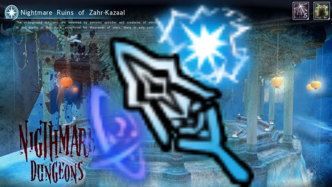 AuraKingdom.to Nightmare Frozen Ruins of Zahr-Kazaal (ZK) Lancer (Lightning) Solo