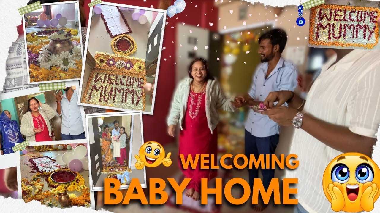 Baby Ka Pehla Kadam Papa Ke Ghar 👣❤️ | Emotional Welcome + Big Surprise 🤫🔥