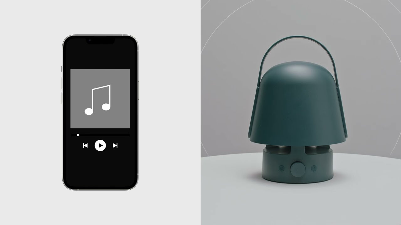 How to use Spotify tap on a VAPPEBY outdoor Bluetooth speaker lamp