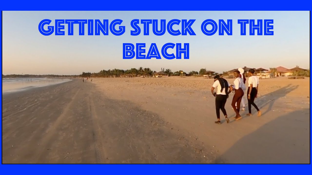 Africa Journey Ep 88 Stuck In Sand On The Beach, Sanyang, Gambia 🇬🇲