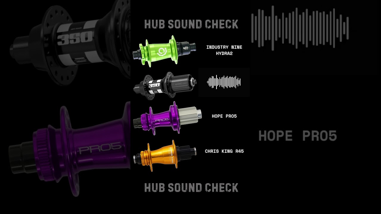 CHRIS KING Hub Sound VS DT Swiss 350, Industry Nine Hydra2, Hope Pro5 Hubs 🔊 WHICH BUZZES THE BEST?