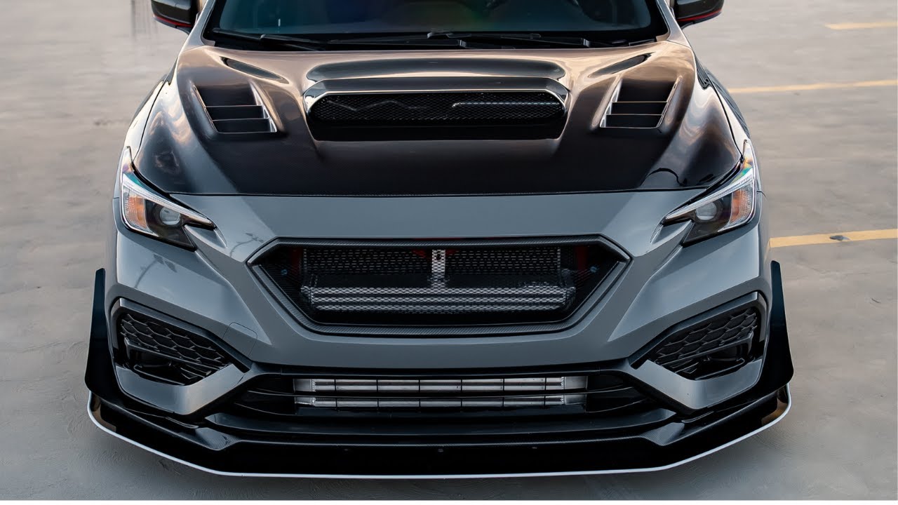 NEW CARBON FIBER GRILL! REMOVED THE WRAP!!!