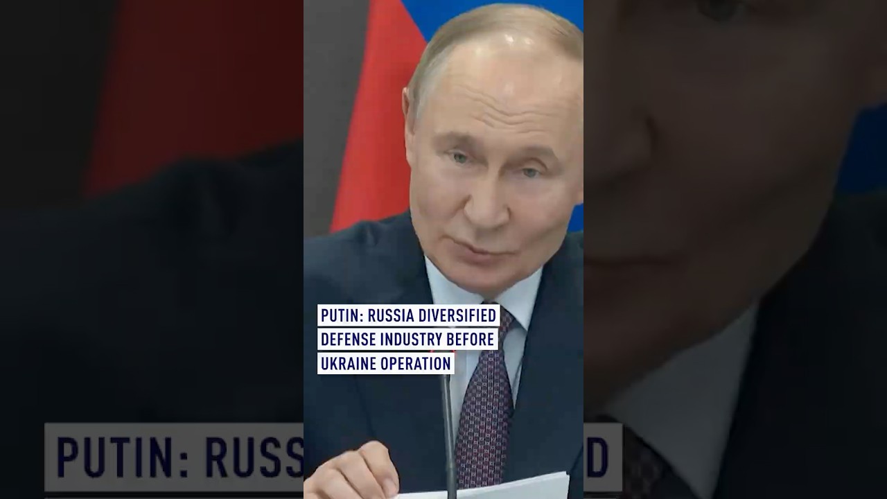 Putin: Russia Diversified Defense Industry Before Ukraine Operation