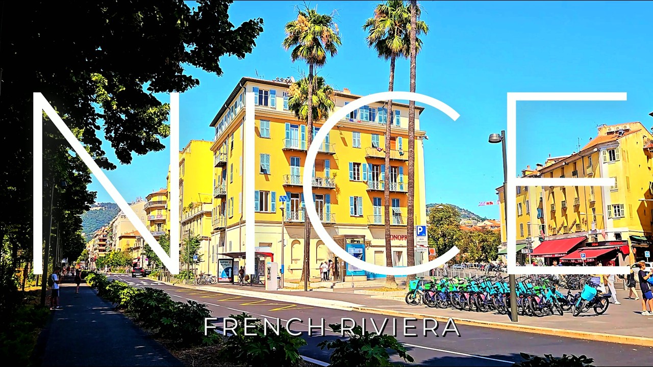 [4K] НИЦЦА 🌍 ФРАНЦИЯ 🇫🇷 | Французская Ривьера, Лазурный Берег: гламур и средиземноморская атмосфе...