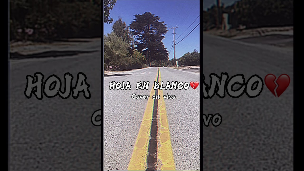 Hoja en blanco💔- Ultima Movida (Cover en vivo)
