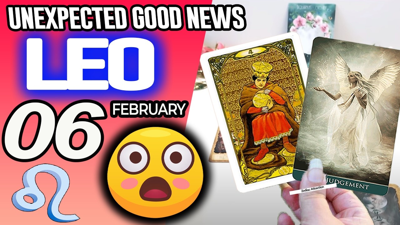 Leo ♌😃 UNEXPECTED GOOD NEWS 😲 horoscope for today FEBRUARY 6 2026 ♌ #leo tarot FEBRUARY