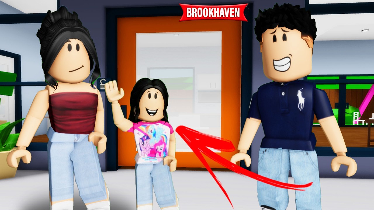 MINHA IRMÃ TROUXE uma MENINA ATENTADA PARA PASSAR O DIA COMIGO!! - Roblox -  Brookhaven RP🏡