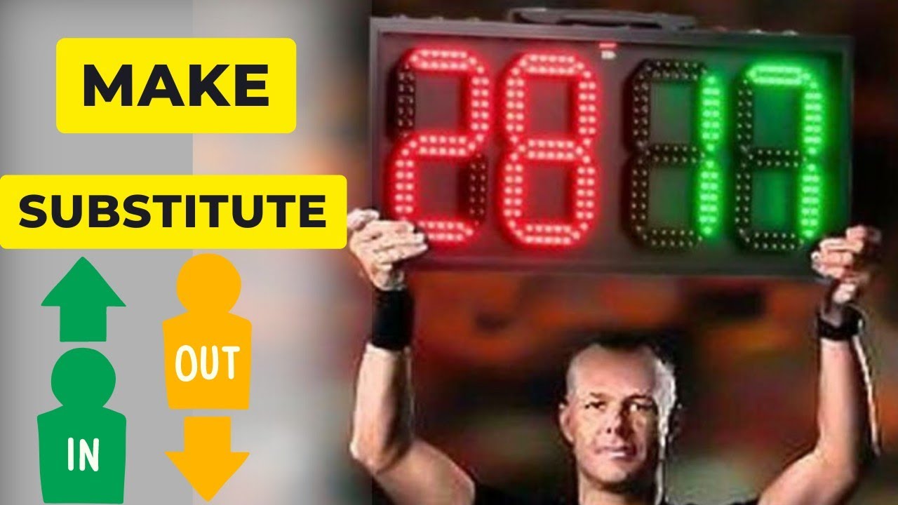HOW TO MAKE SUBSTITUTE IN FIFA MOBILE | EASY WAY | #fifamobile