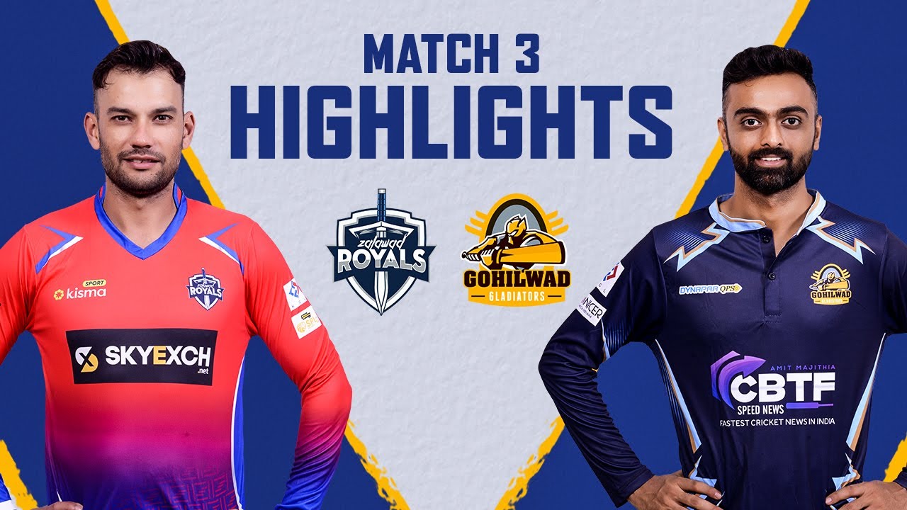 HIGHLIGHTS: ZR vs GG - Match 3 | Parimatch News Saurashtra Premier League Season 2 (SPL Season 2)