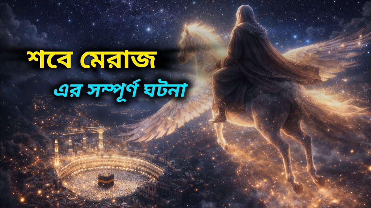 🌙 শবে মেরাজের সম্পূর্ণ ঘটনা | আল্লাহর পক্ষ থেকে রাসুল ﷺ–এর জন্য এক মহান সম্মান।এই ভিডিওটি দেখুন। 🕋🤍