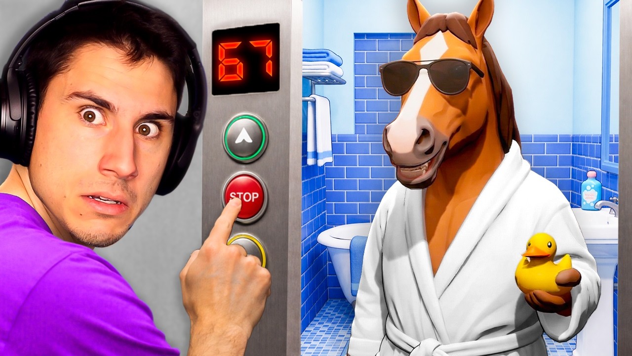I Was LOCKED In The World's WEIRDEST Elevator!