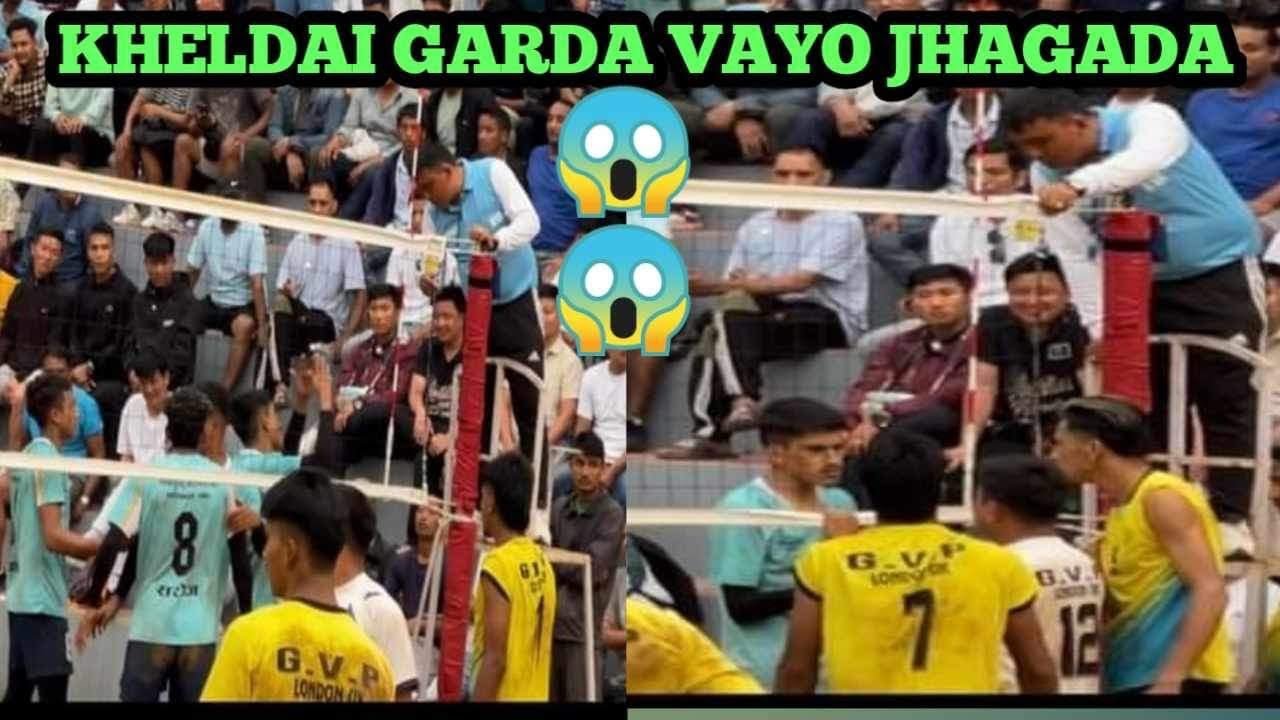 Sujan chokhal VS Sanju bikram shaha ko team Volleyball match 😱😱 #gxsoulvlogs #pokhara #volleyball