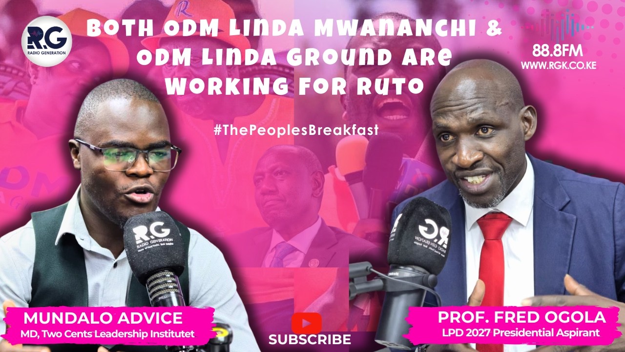 Both ODM LInda Mwanchi & ODM Linda Ground Are Working For Ruto ~ Prof. Fred Ogola | Mundalo Advice