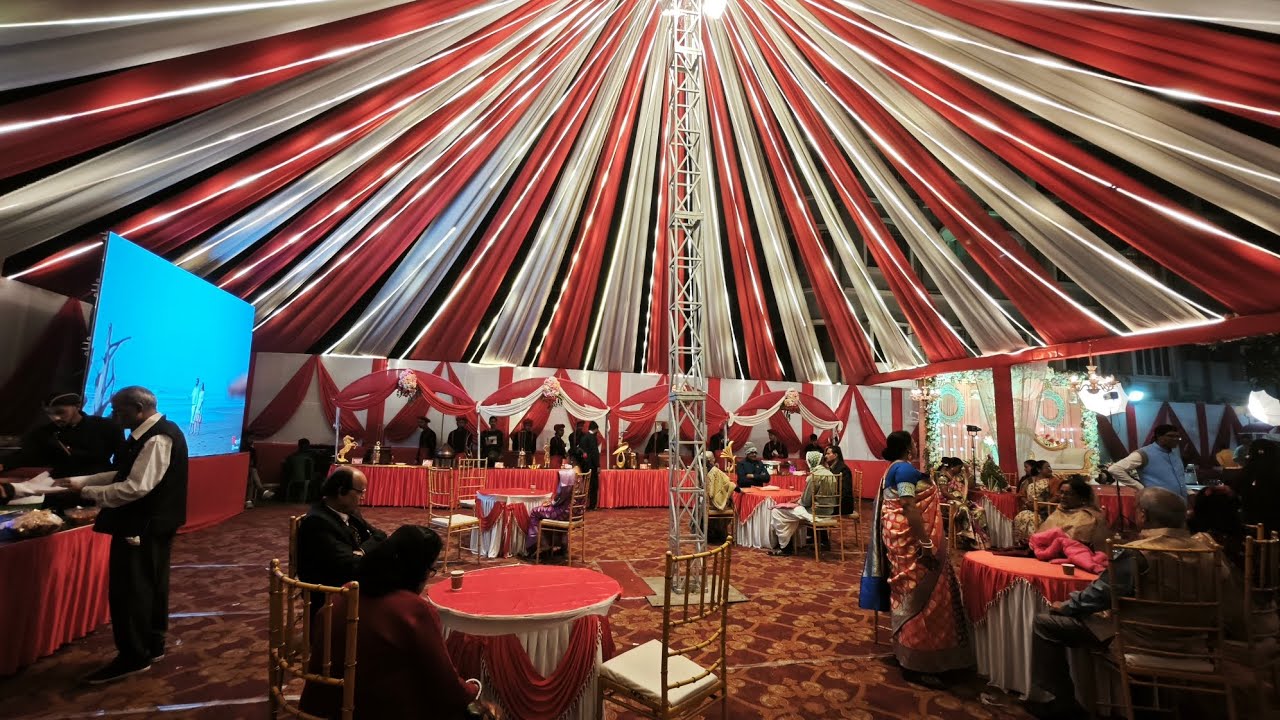 The style caterer present reception work in indrapuri banquet on 17/12/25