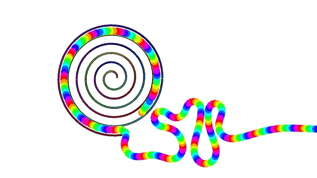Ball and Spiral Simulations -- #3.