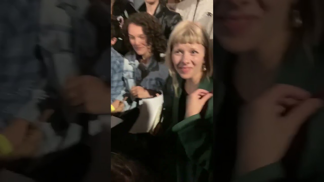 Aurora meeting fans in Boston June 1