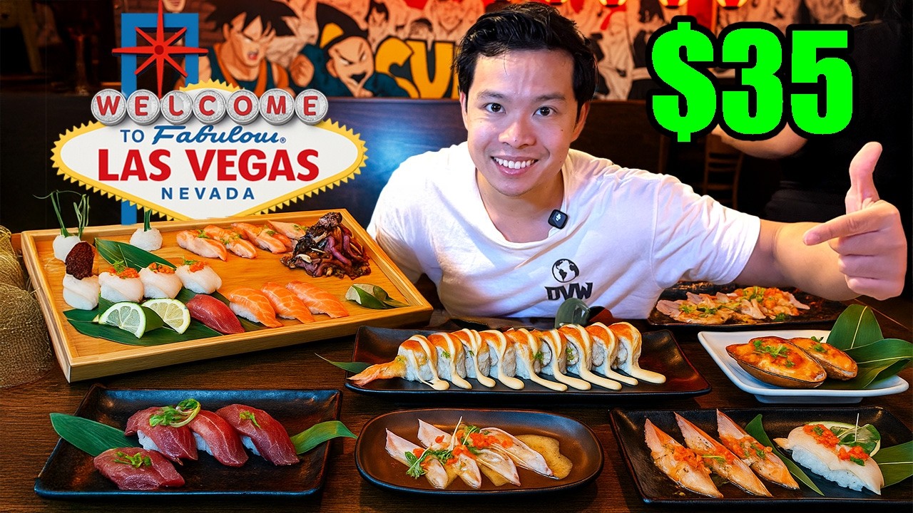 Best All-You-Can-Eat Sushi in Las Vegas 2025 | $35 AYCE Feast!